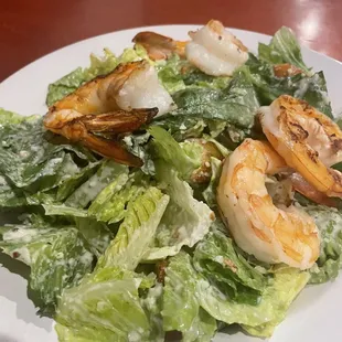 Grilled shrimp Caesar
