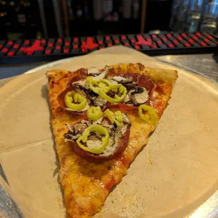 I ordered a  slice.