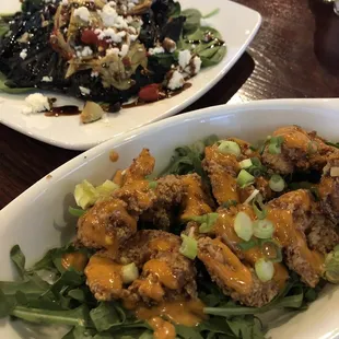Portobello salad Bangkok Shrimp