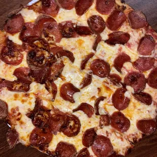 pizza, food