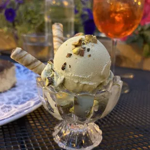 Pistachio gelato