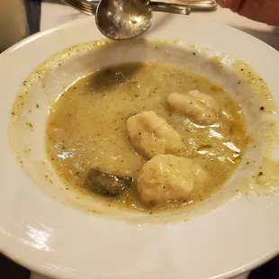 Pesto Chicken Gnocchi soup special- delicioso