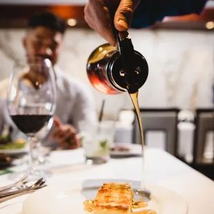 Side dishes like garlic mashed potatoes, caramelized bananas, traditional rice and black beans, are a perfect complement.