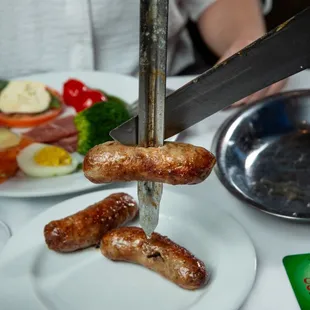 South American pork sausage is amazing! It's the perfect blend of crispy, juicy, flavor, and spice. ​​​​​​​​