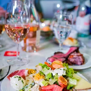 Salad bar plate 1 of 3 -- lol [Instagram: @eatlikeabadass]