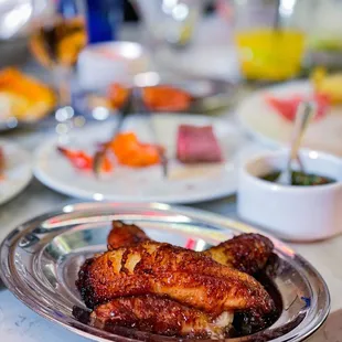 Fried plantains -- the perfect mini dessert and palette cleanser [Instagram: @eatlikeabadass]