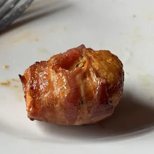Bacon-wrapped chicken