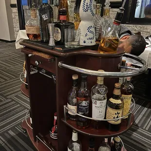 The alcohol cart