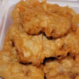 Fried garlic chicken