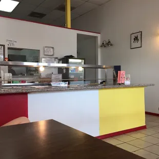 sushi and sashimi, interior