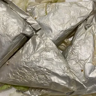 Foil wrapped chicken