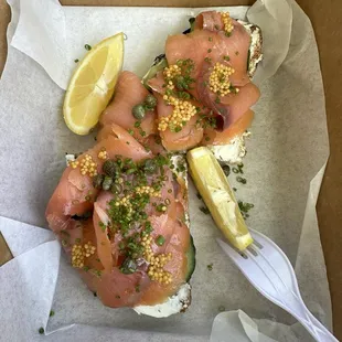 Smoked Salmon Toast