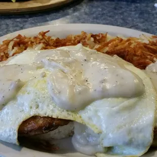 Smothered Bisquits and Gravy