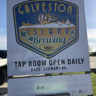 6/15/20. Monday evening. A little quality family time at the brewery. Snacks. Beer. Playtime. Right on. Sign posted at parking lot entrance.