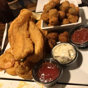 Catfish platter. ($18)