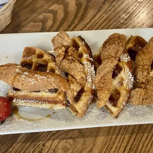 Chicken and waffles