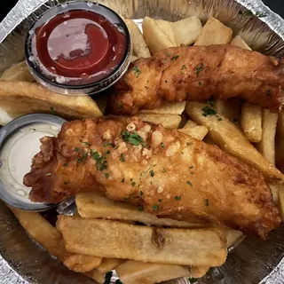 Beer-Battered Fish and Chips