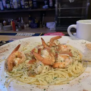 Shrimp scampi