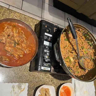 the fried rice at the end... this is getting togo