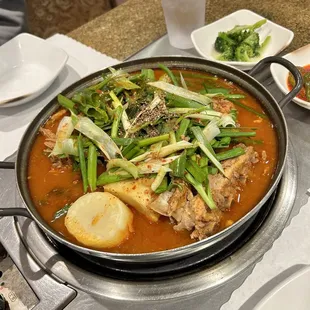 Gamja Geon-Gol Small (spicy pork bone soup with potatoes)