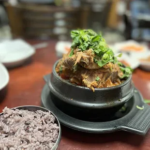 Single serving, Gamjatang bowl