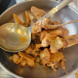 These bones are evidence of the fall of the bones tenderness of meats~