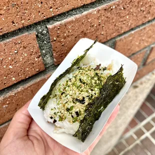 beef rice ball ($3.25) -- soo good!!