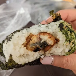 Unagi rice ball (large unagi pieces!!!!)
