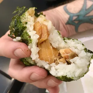 Grilled Salmon Rice Ball