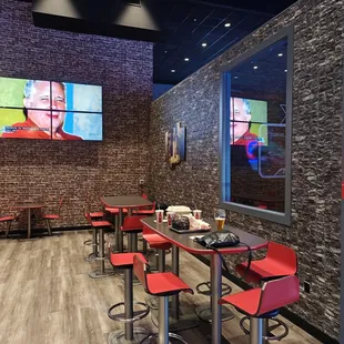 Part of the seating area