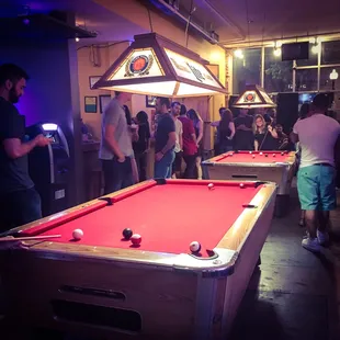 Pool tables in Gambals Social Club!
