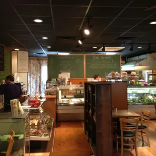 the interior of a restaurant