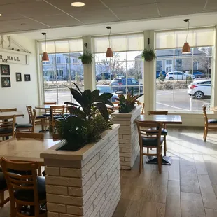 a view of the dining area