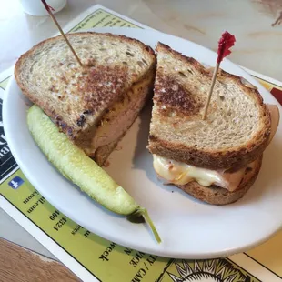 #18 Which Emily is it? - smoked turkey, Munster, honey mustard, grilled on rye