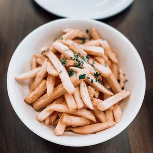 French fries - hot and crispy, but so fluffy inside! I'll be back for more!