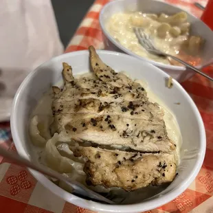 Chicken fettuccine