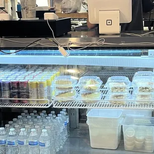 Housemade tiramisù and beverage case