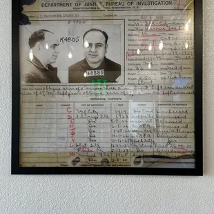 a picture of a man's birth certificate