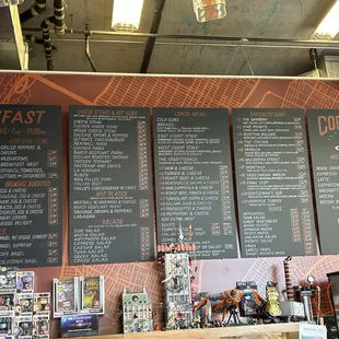 Menu board