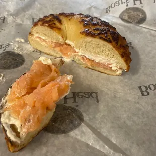 Bagel with Lox Shmeer