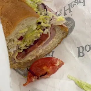 #1. Ham &amp; Cheese Sandwich Lunch - west coast style, no pickles