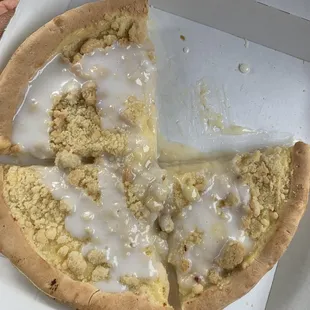 Bavarian Cream Dessert Pizza (mini 7")