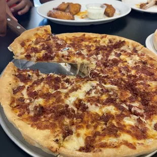 Chicken Bacon Ranch Pizza