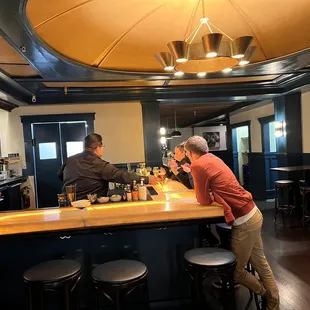 First bar area encountered