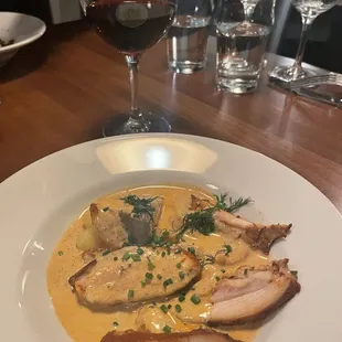 Seared paprika chicken