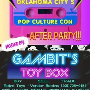 OKC POP Culture Con AfterParty!!!!