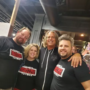 Peter Dante from Adam Sandler movies, hanging out at Gambit's Toy Box!!