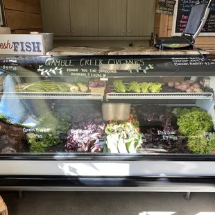 Yummy assortment of butter and other lettuces