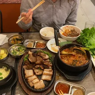 Pork Bone Hot Pot Specialty, Pork Belly Wrap Specialty, Pork Feet Specialty