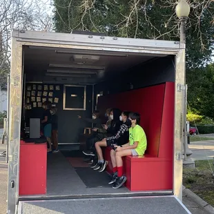 Look how open the truck was. Great for Covid !